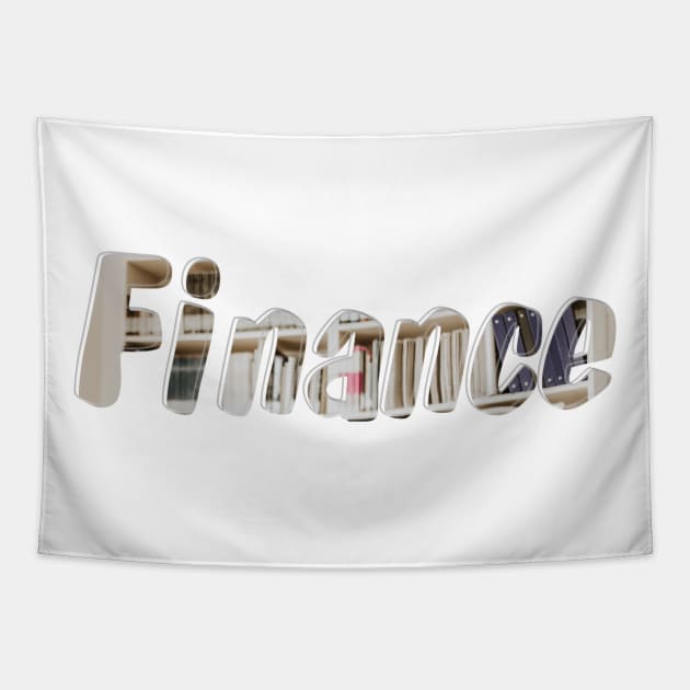 Finance Tapestry by afternoontees