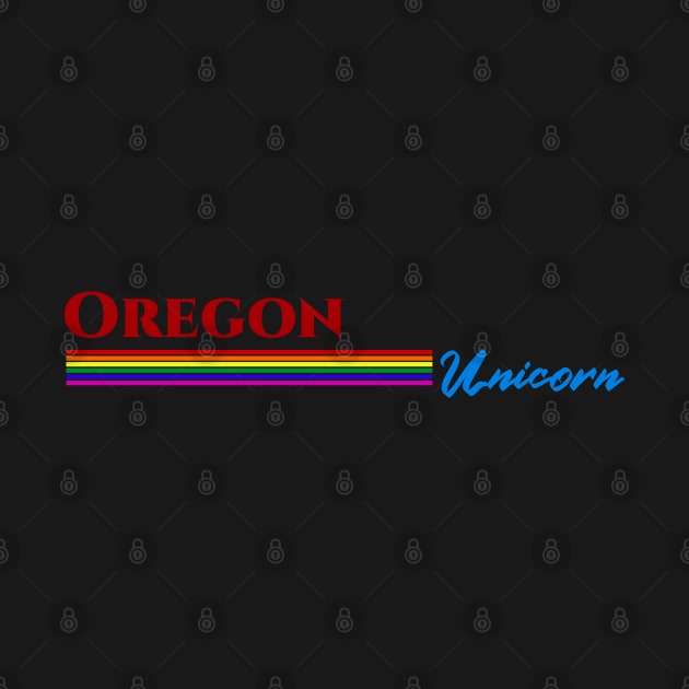 Oregon Unicorn Gift by Easy On Me