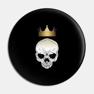 Crowned Skull Pin