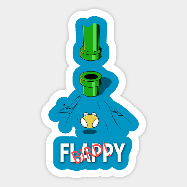 Flappy Bird Sticker for Sale by CurbsideDeli
