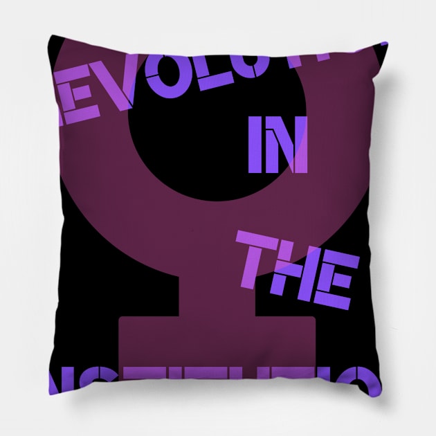 Revolution in the Institution Pillow by ElsieCast