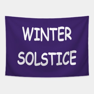 Winter Solstice, transparent Tapestry