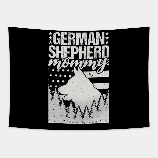 German Shepherd Mommy Tapestry by Tesszero