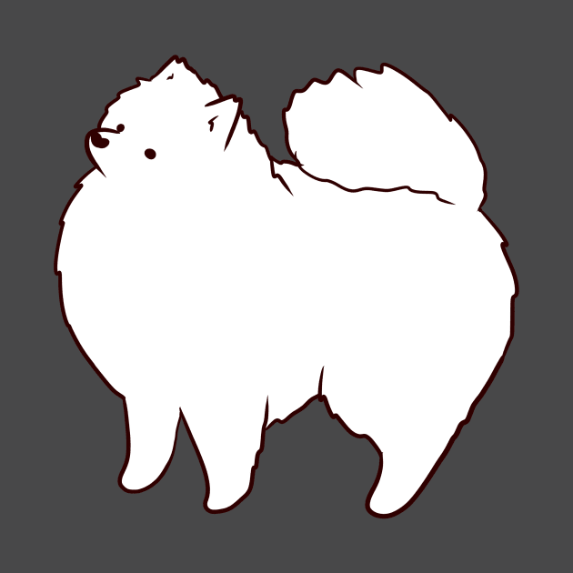 pomeranian illustration by Mayarart