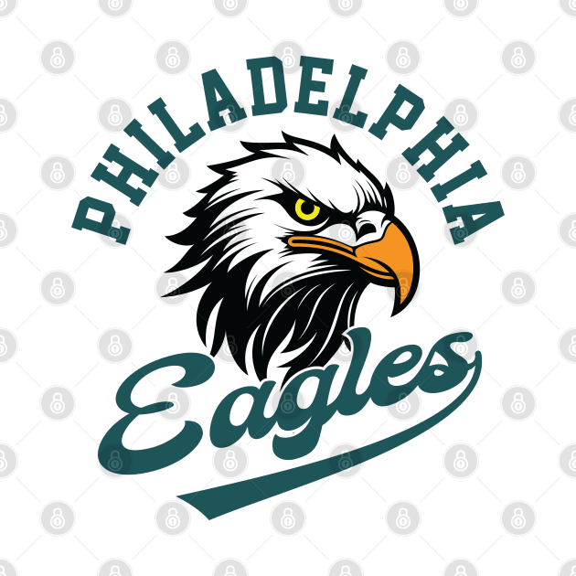 Vintage Philadelphia Eagles by Cemploex_Art