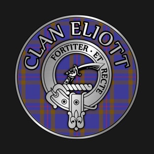 Clan Eliott Crest & Tartan T-Shirt