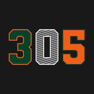 Miami Hurricanes || 305 T-Shirt