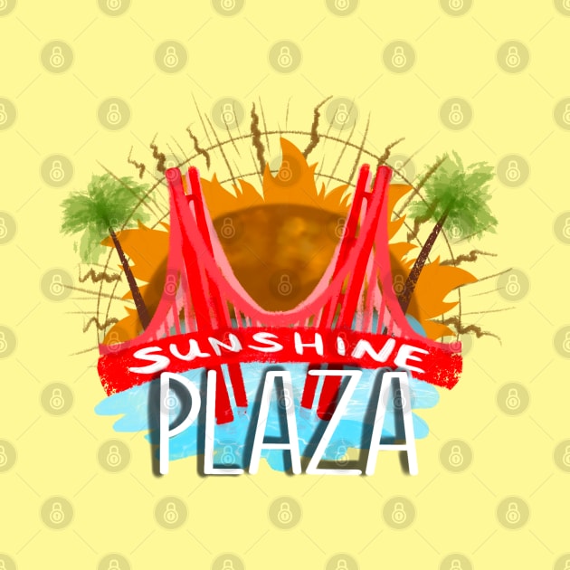 Sunshine Plaza Logo by zipadeelady