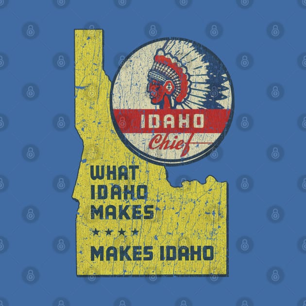 Chief Gasoline - What Idaho Makes Makes Idaho 1939 by JCD666