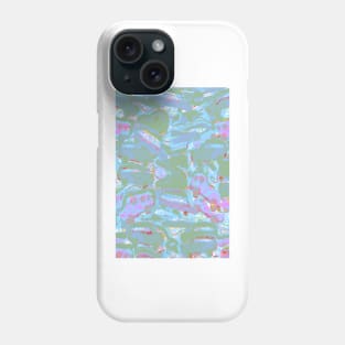 Turquoise Abstract Car Pattern Phone Case