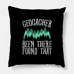 Geocacher been there found that Pillow