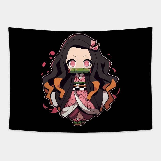 nezuko Tapestry by lets find pirate