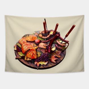 Canteen Feast Tapestry