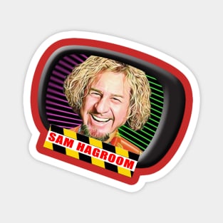 Sammy Hagar / Max Headroom Mashup Magnet