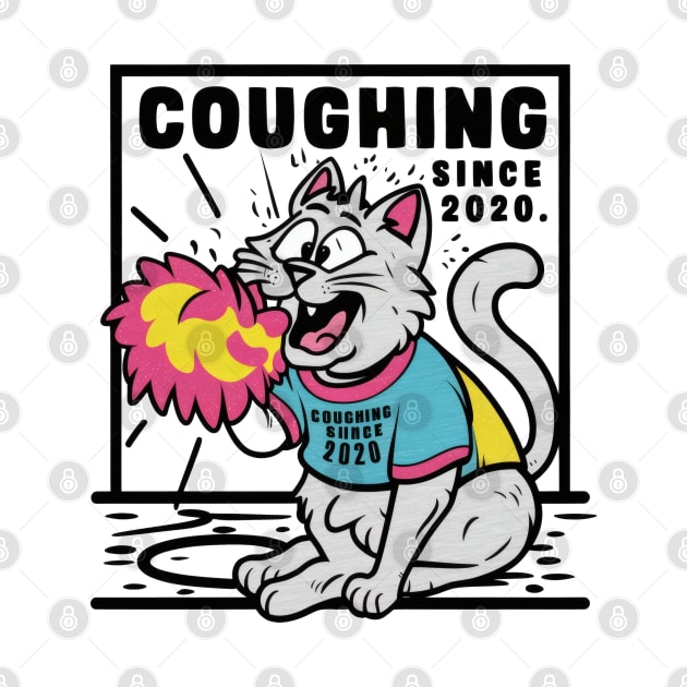 Cat coughing by SimpliPrinter