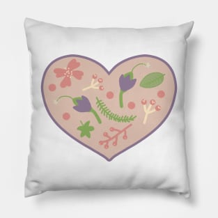 Simple floral heart Pillow