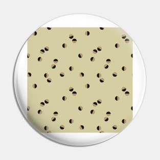 Scattered Dots Minimalist Geometric Pattern - Muted Earthy Pistachio Pin