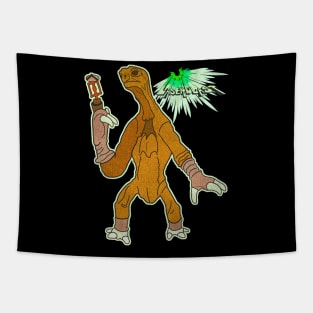 Laserblast Alien Tapestry