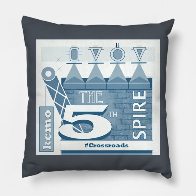 KCMO 5th Spire Pillow by jrivvy