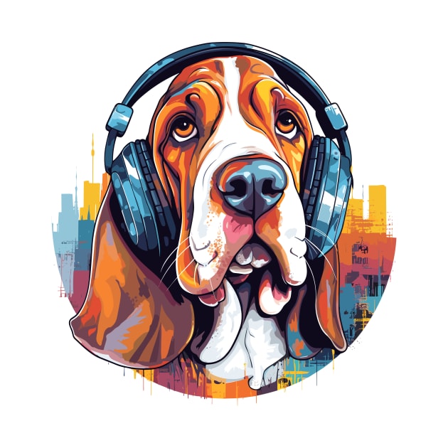 Basset Hound Animal World Pet Dog Loving Fun by Cubebox