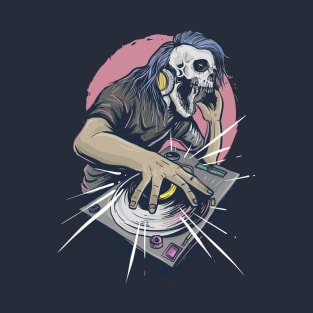 Disc Jockey Skull T-Shirt