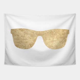 Sunglasses - golden faux foil Tapestry