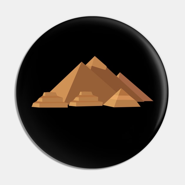 The Great Giza Pyramids Pin by holidaystore