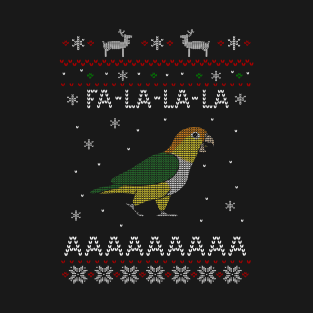 FA LA LA Ugly Christmas White bellied Caique T-Shirt