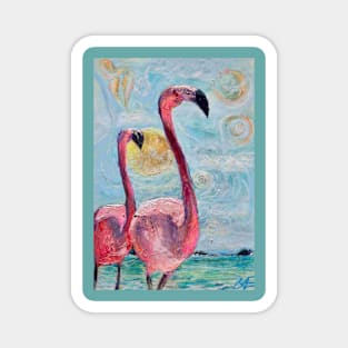 Flamingo Inspiration Magnet