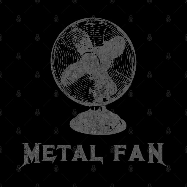 Metal Fan Heavy Metal Funny Rock by Flippin' Sweet Gear