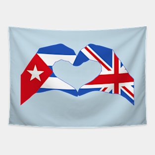 We Heart Cuba & UK Patriot Flag Series Tapestry