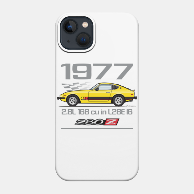1977-Sunburst Yellow - 280z - Phone Case