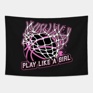 Play like a girl Tapestry