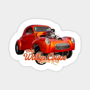 1941 Willys Coupe Street Rod Magnet