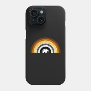 Mens Gay Daddy Bear Rainbow Cave LGBT Phone Case