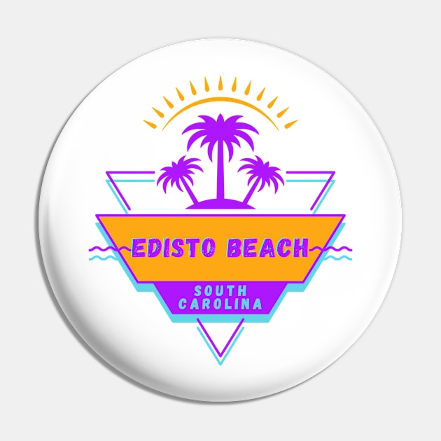 Edisto Beach South Carolina Vibes 80's Pin by bougieFire