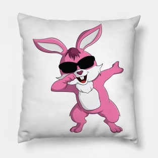 Bunny with glasses Pillow