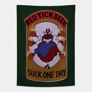 Red Tick Beer Tapestry