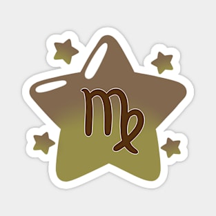 Astrological Sign Star - Virgo Magnet