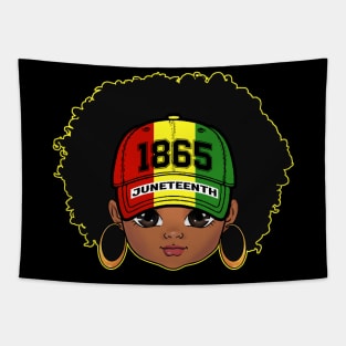 Melanin Kid Celebrate Juneteenth 1865 Is My Independence Day Kid Tapestry