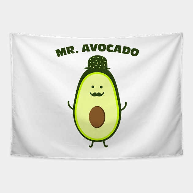 Mister Acocado Tapestry by spontania