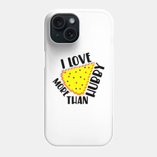 Pizza couple love funny Phone Case