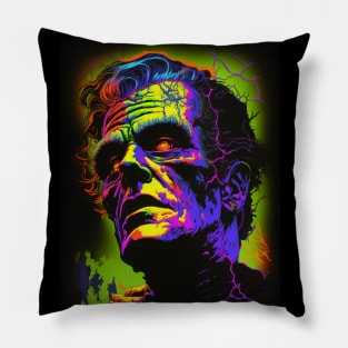 Frankie Flat Head - rockabilly 70's retro Pillow