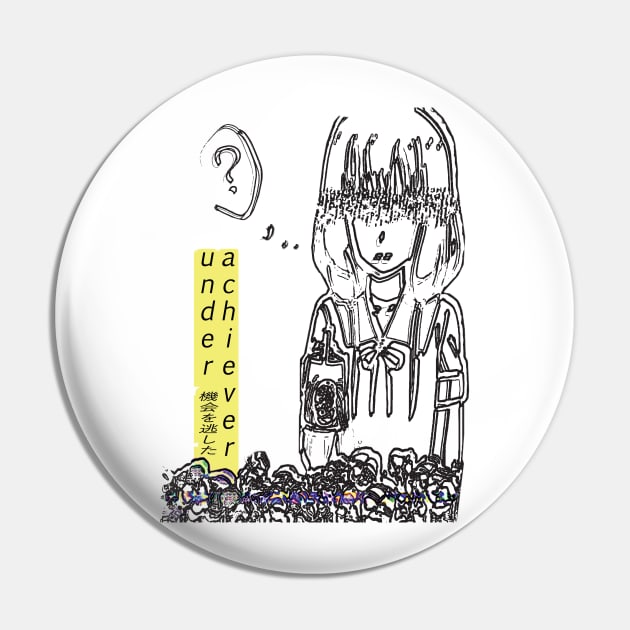 Kaguya-sama: Love Is War ''UNDERACHIEVER'' V3 Pin by riventis66