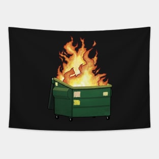 Dumpster Fire Tapestry