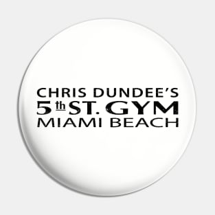 Chris Dundee 5th St. Gym Miami Beach Pin