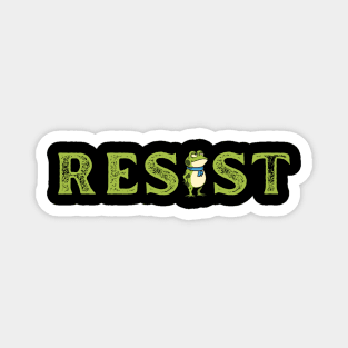 Resist-Frog Magnet