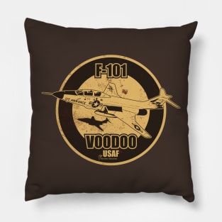 F-101 Voodoo (distressed) Pillow