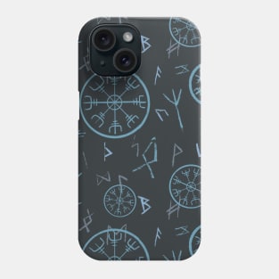 Blue Runes Phone Case