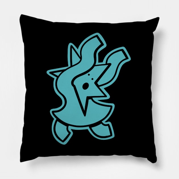 Weird dance star Pillow by croquis design